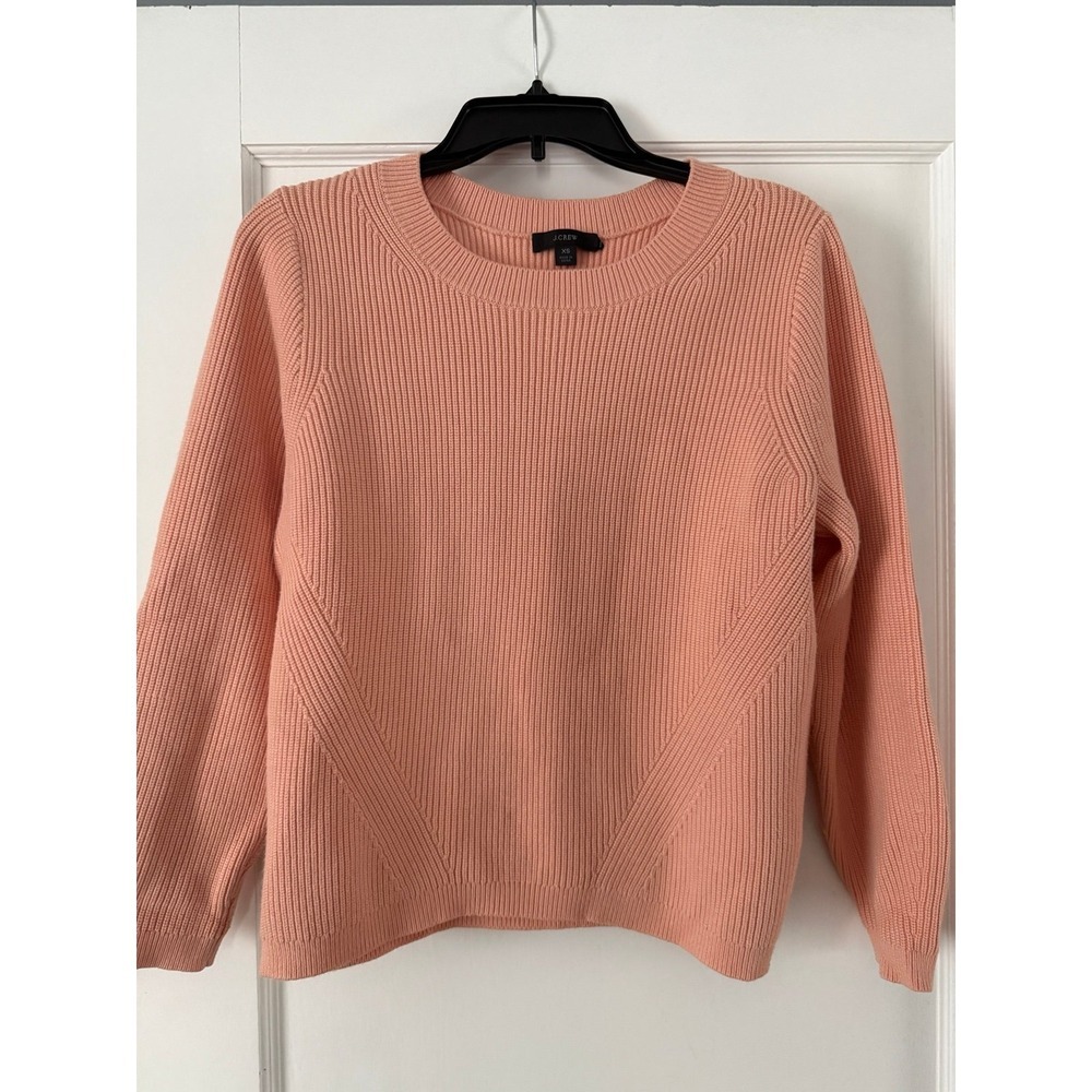 JCrew women's peach sweater size cds
